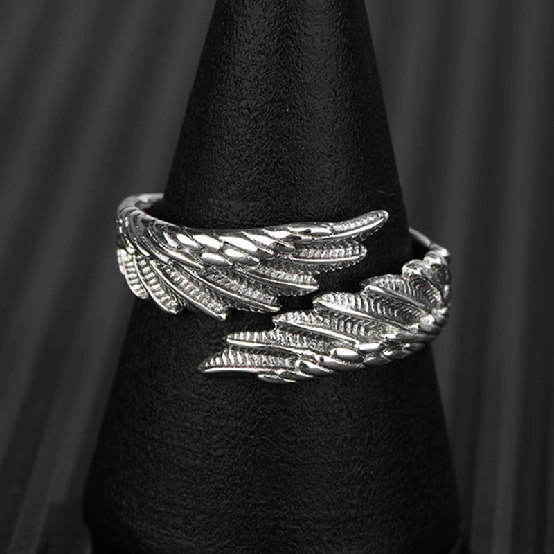 TWIN DEMONS — Duo Bagues Ailes Démon