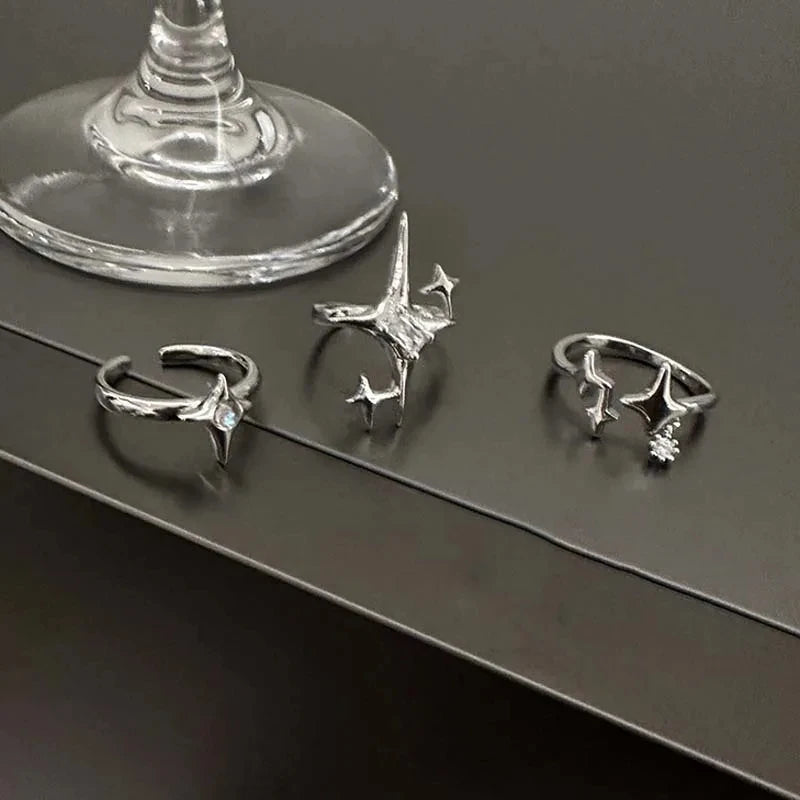 VOID STAR — Bague Croix Étoile